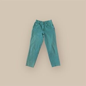 Vintage Chamonix green High-Waisted Jeans